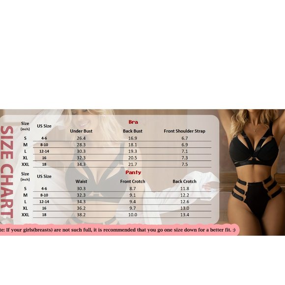 Underwired Push Up Bra and Panty Set Two Piece Lingerie - Picture 3 of 5